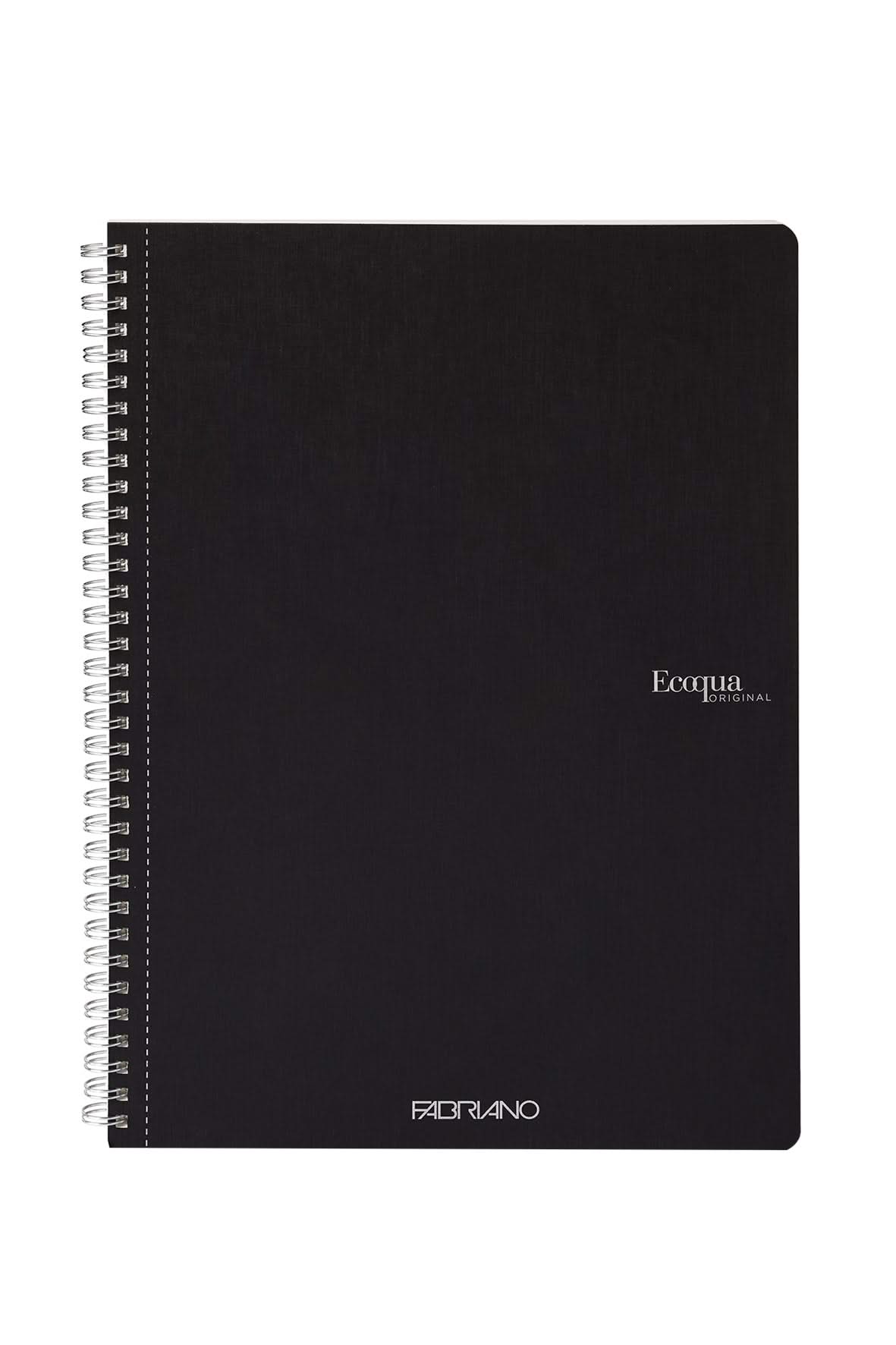 Fabriano Ecoqua Notizheft - nero - A4 - liniert - Spirale - Kidis Art