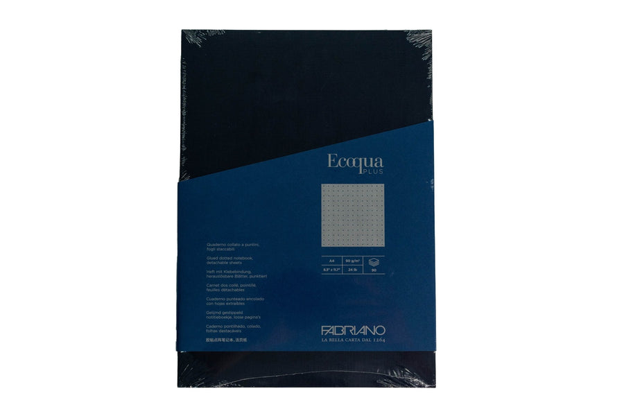 Fabriano Ecoqua Plus Block - dark blue - A4 - dots - Kidis Art