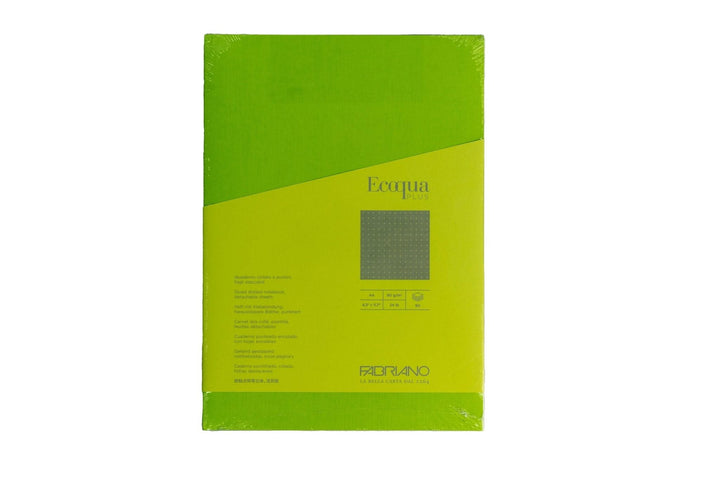 Fabriano Ecoqua Plus Block - lime - A4 - dots - Kidis Art