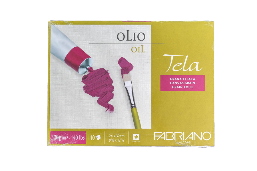 Fabriano Tela Block - 24 x 32 cm - 300g - 10 Blatt - Kidis Art