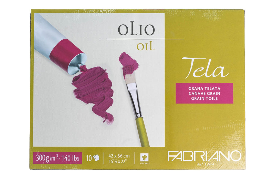Fabriano Tela Block - 42 x 56 cm - 300g - 10 Blatt - Kidis Art