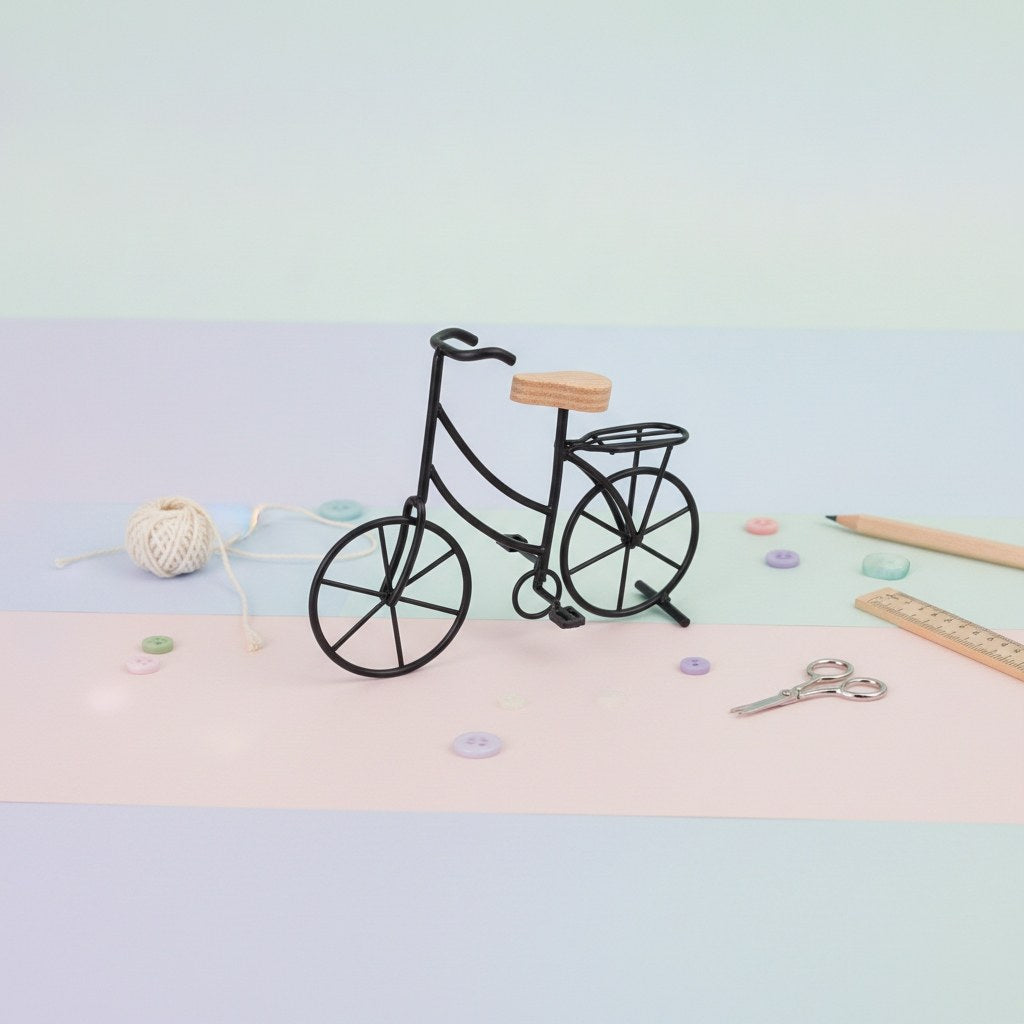 Fahrrad, Metall 12cm - Kidis Art