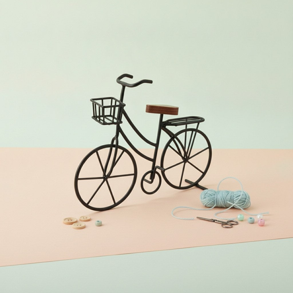 Fahrrad, Metall 15cm - Kidis Art