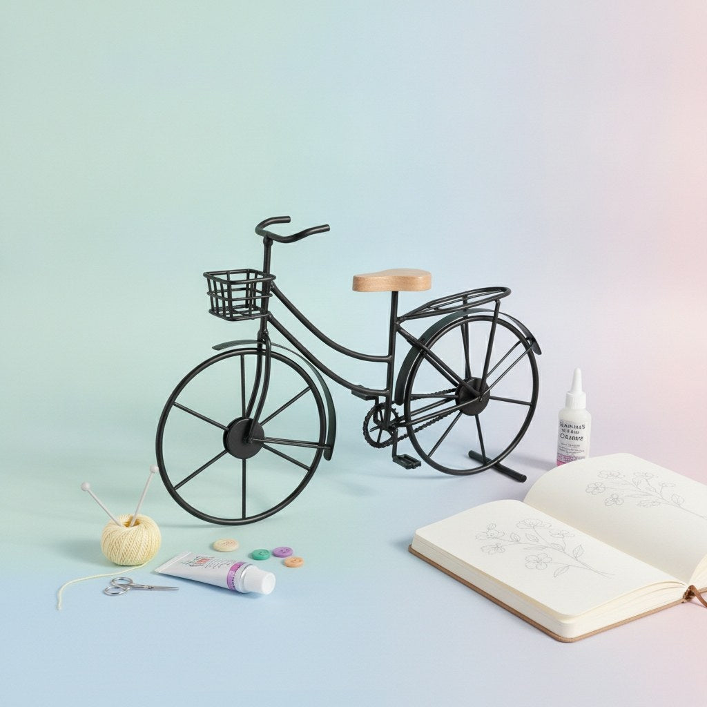 Fahrrad, Metall 20cm - Kidis Art