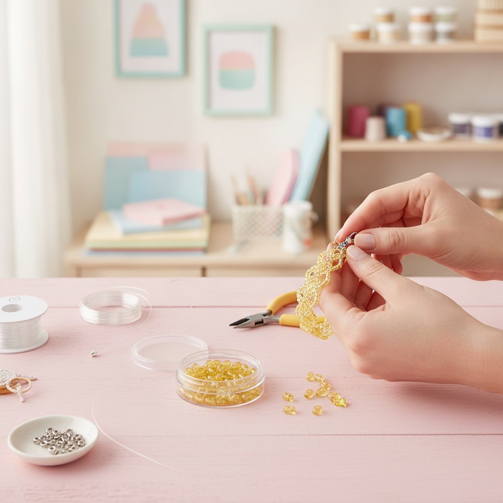 Farfalle 6,5mm gelb 17g - Kidis Art