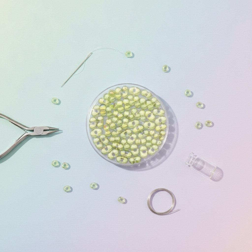 Farfalle 6,5mm hellgrün 17g - Kidis Art