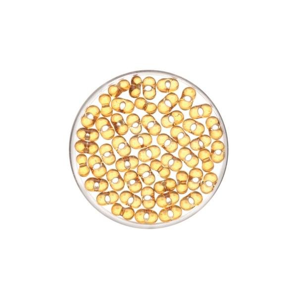 Farfalle 6,5mm Silbereinzug braun 17g - Kidis Art