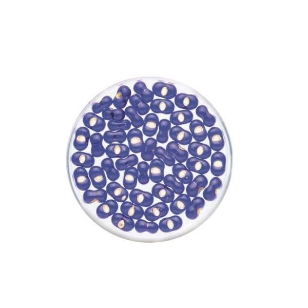 Farfalle 6,5mm Silbereinzug dunkelblau 17g - Kidis Art