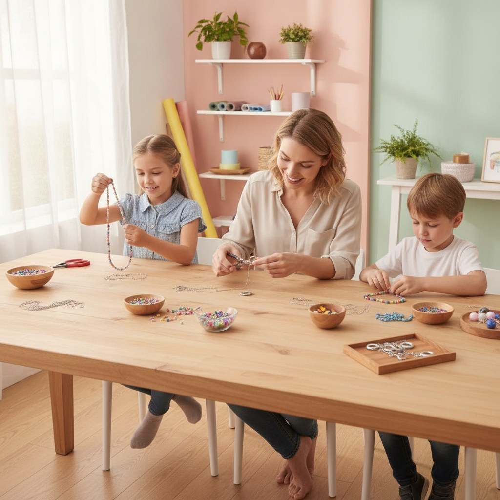 Federring mit Ring 10St, 7mm silberfarben - Kidis Art