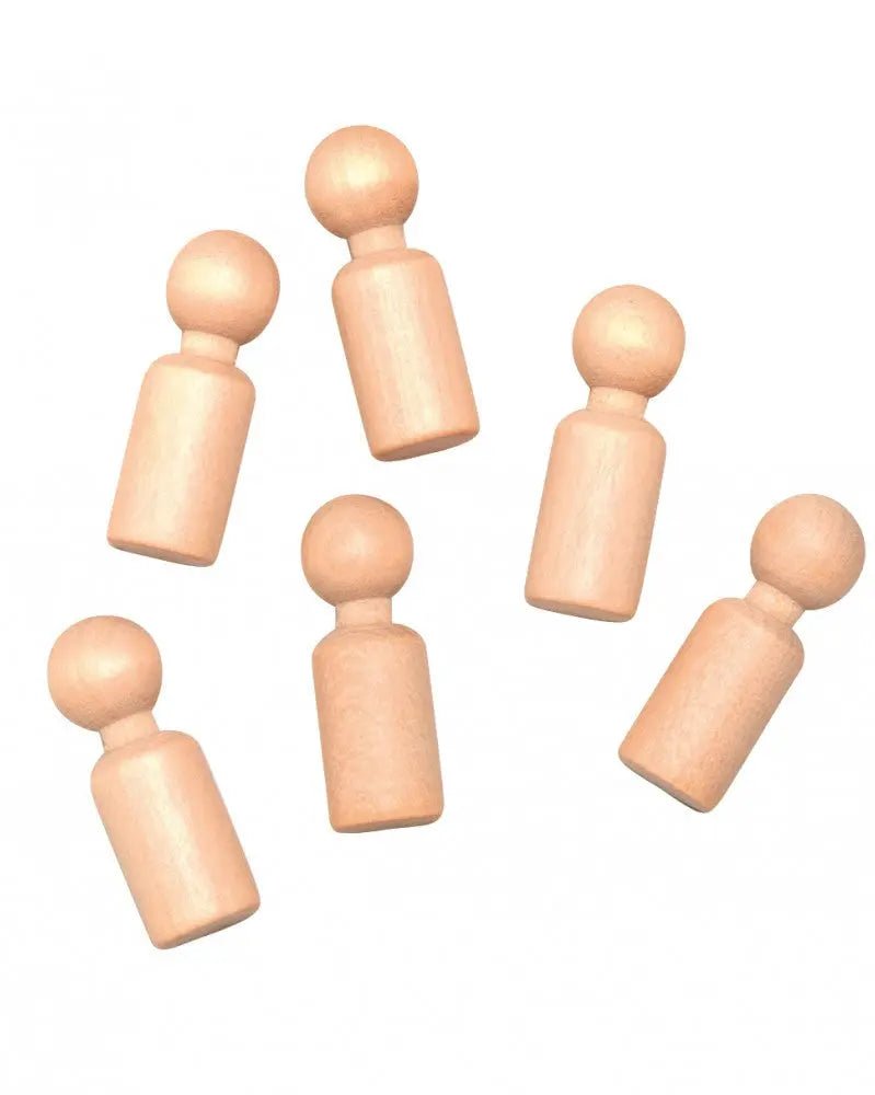Figur gerade Buche 13x38mm 6St - Kidis Art