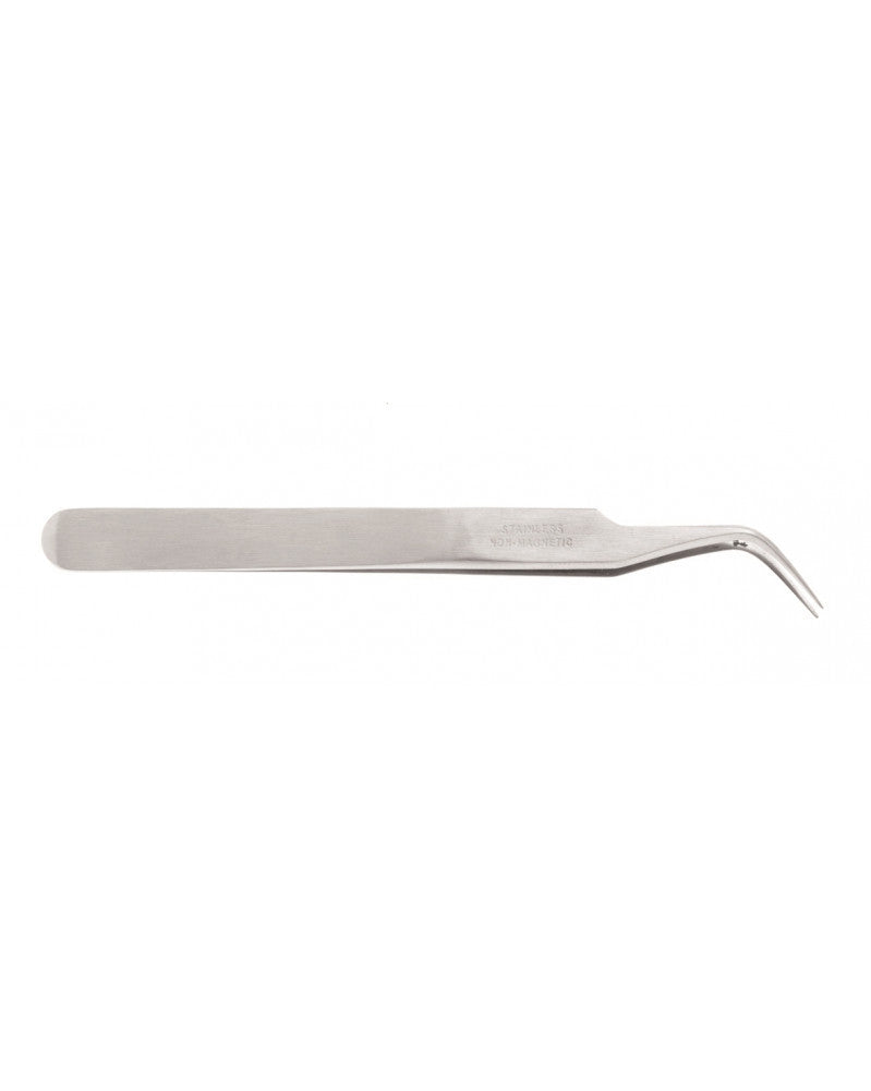 Splitterpinzette gebogen 115mm