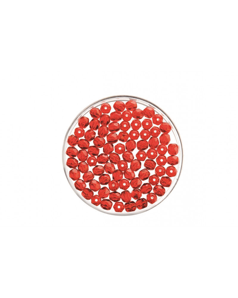 Glasschliffperlen 4mm 100St hyazinth