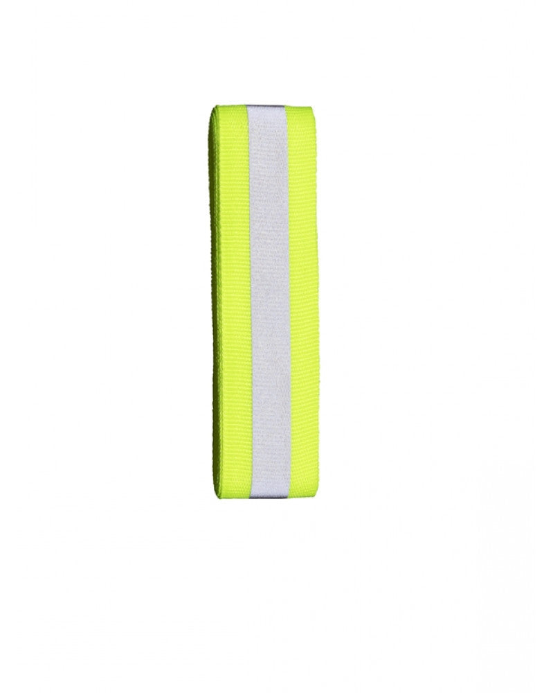 Reflektierendes Band 2m x 25mm, zum Aufnähen, neongelb