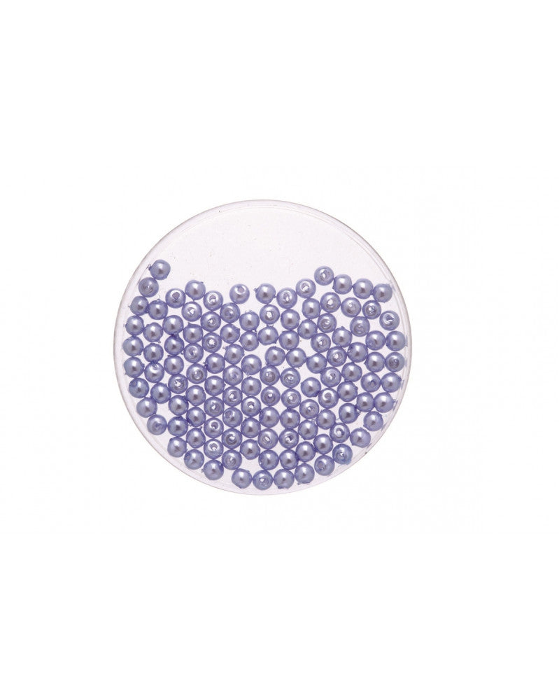 Wachsperlen blau 6mm 60St