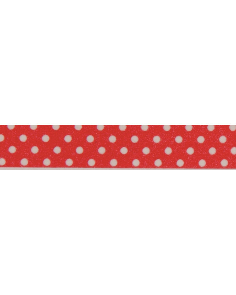 Washi-Tape Gepunktet rot 15mmx10m