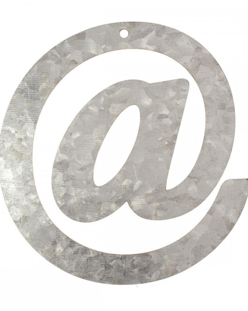 Metall Buchstabe verzinkt @ 12x0,1cm