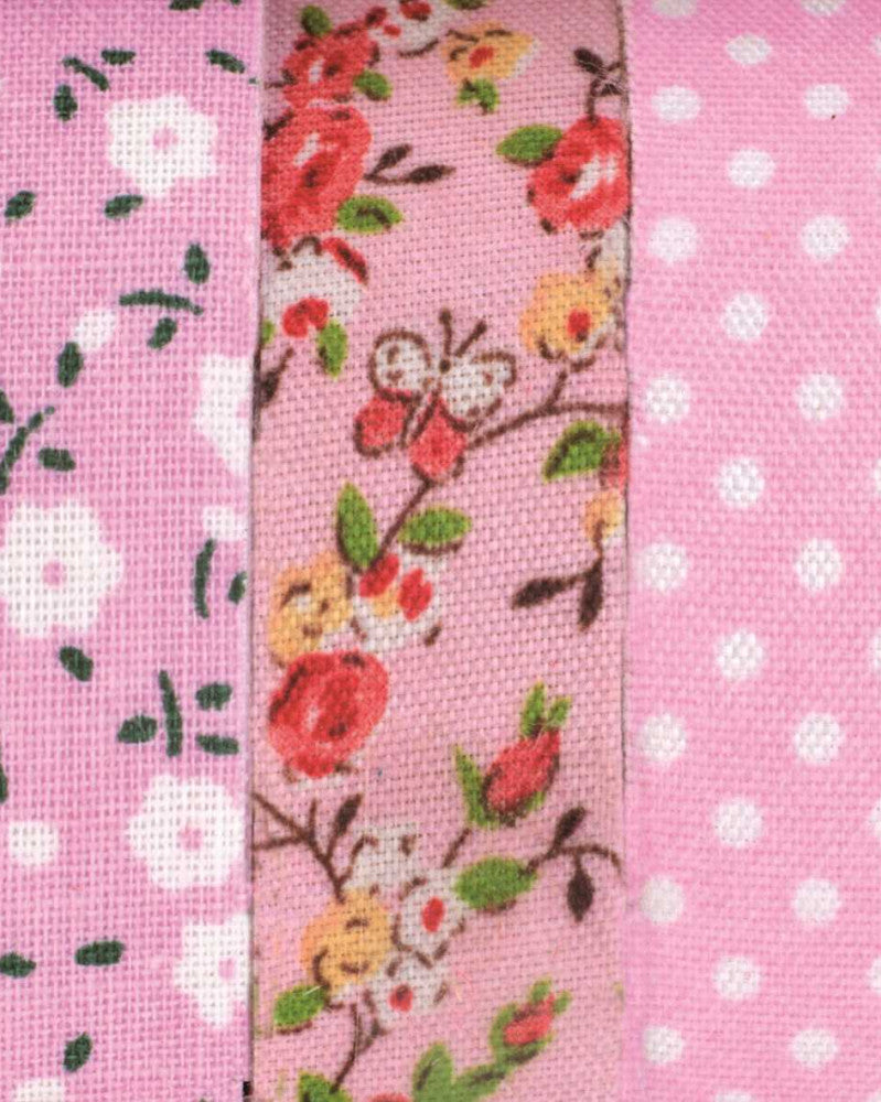 Textilbänder selbstklebend, 3x3m rosa 3
