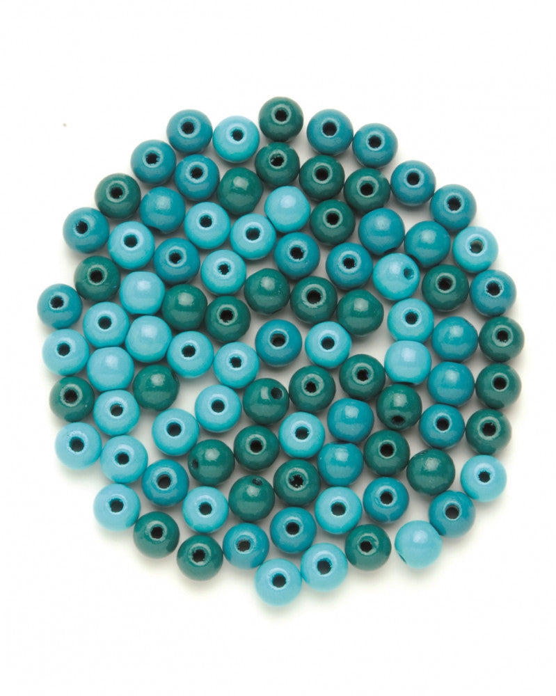 Holzperle 4mm 155St tükis-mix