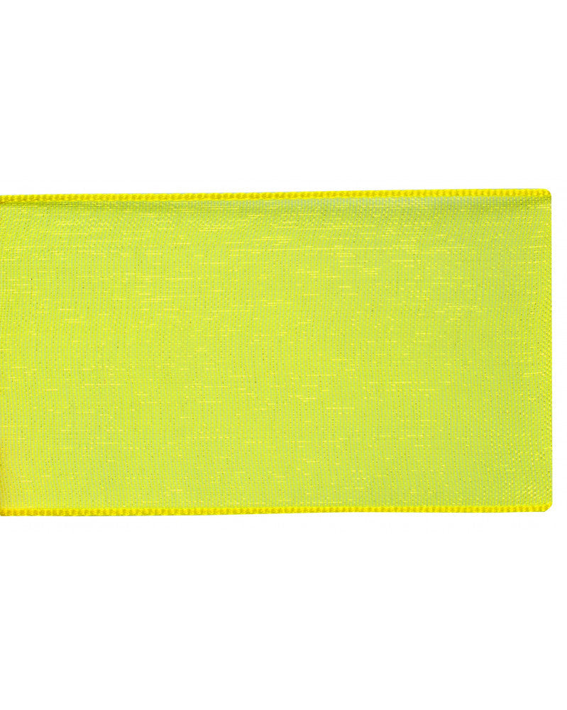 Organza Band 38mm 5m, gelb