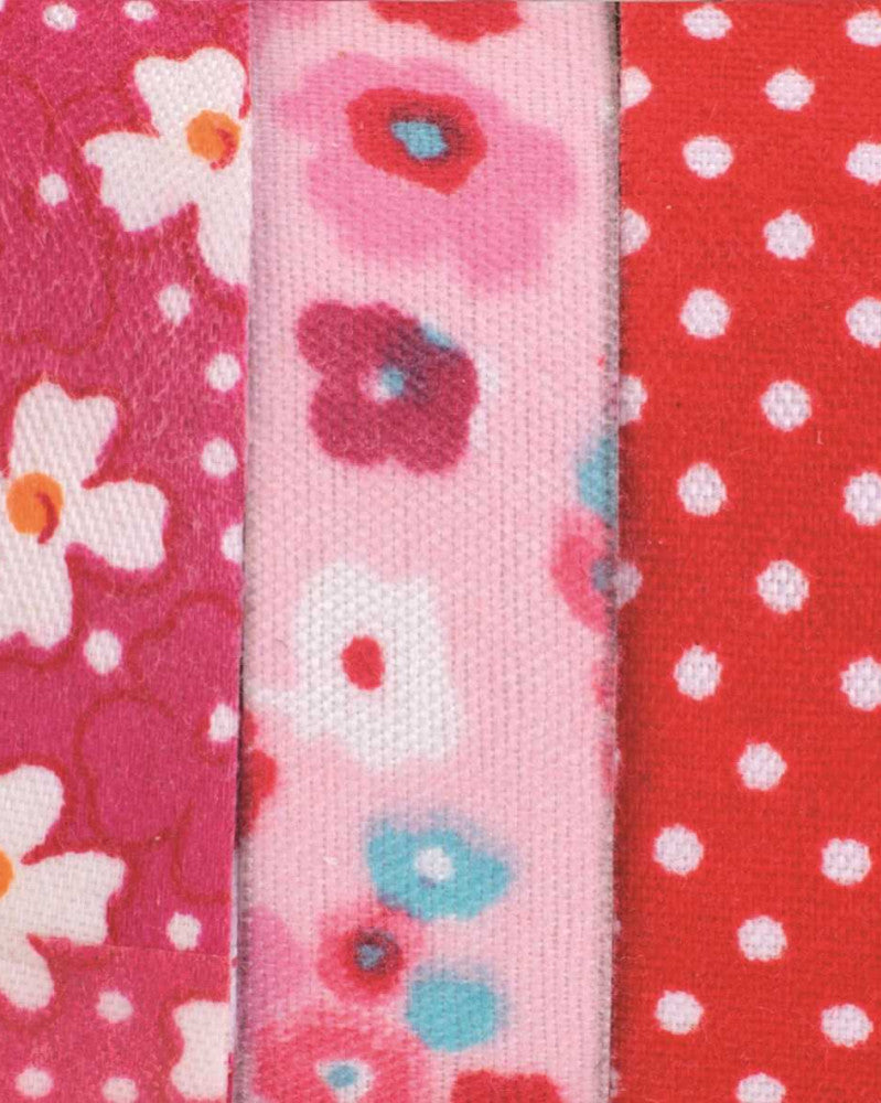 Textilbänder selbstklebend, 3x3m rot 2  1,5cm