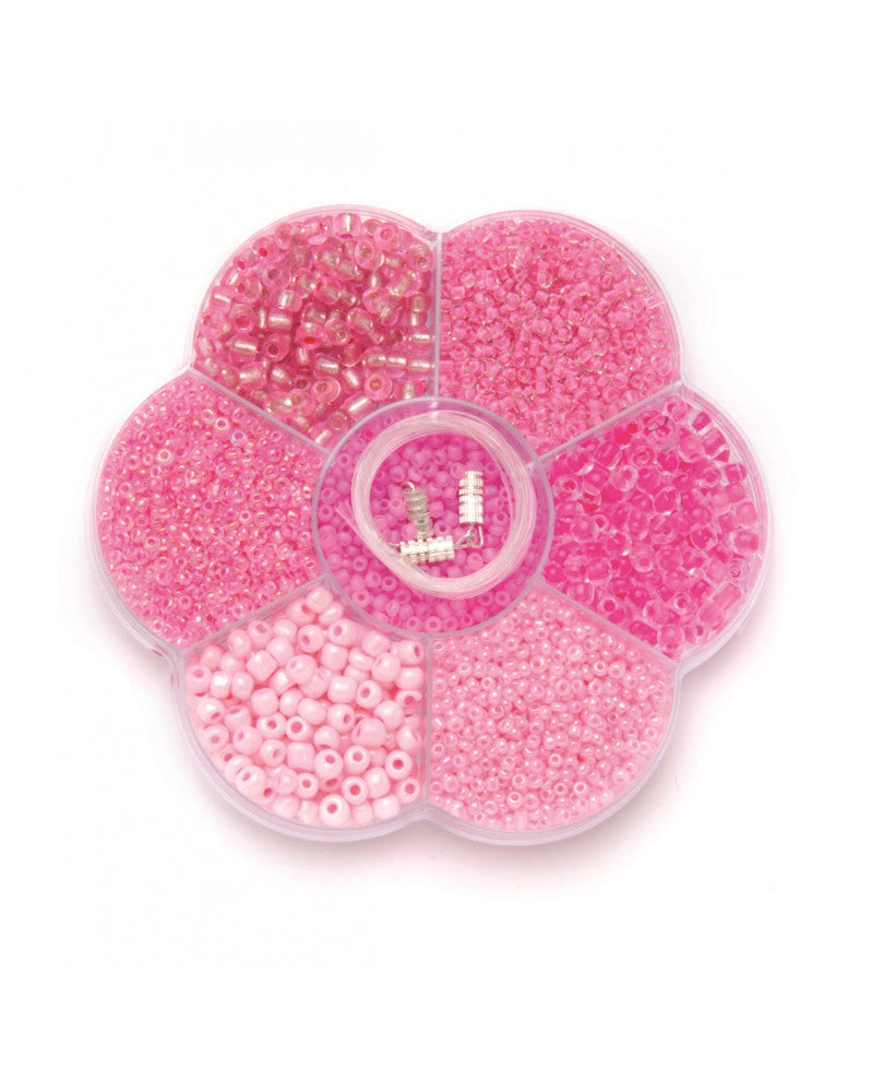 Perlenmix rosa