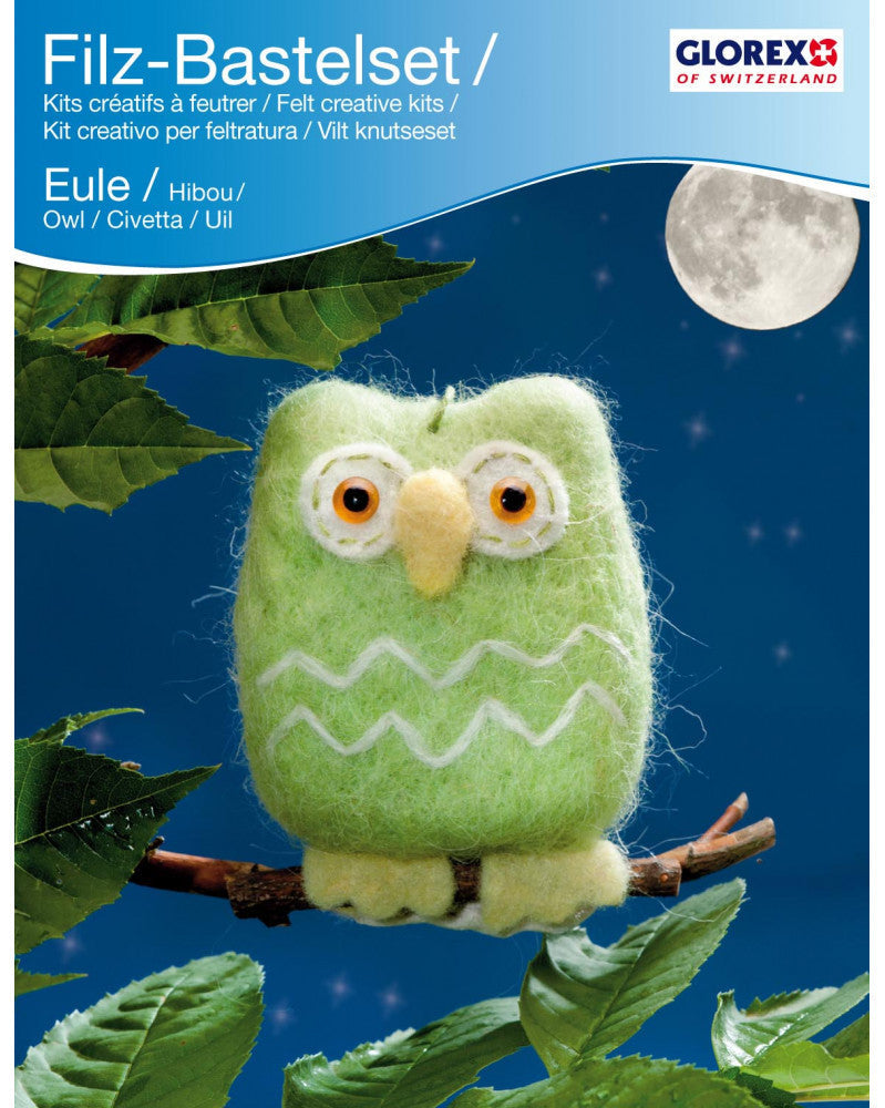 Filz-Creativ-Set Eule, 9,0x8,0cm