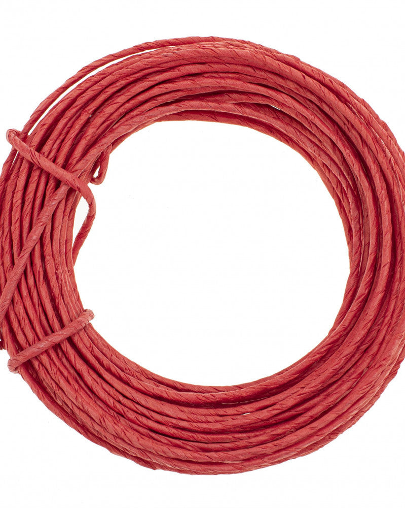 Papierdraht, 2mm, 10m rot
