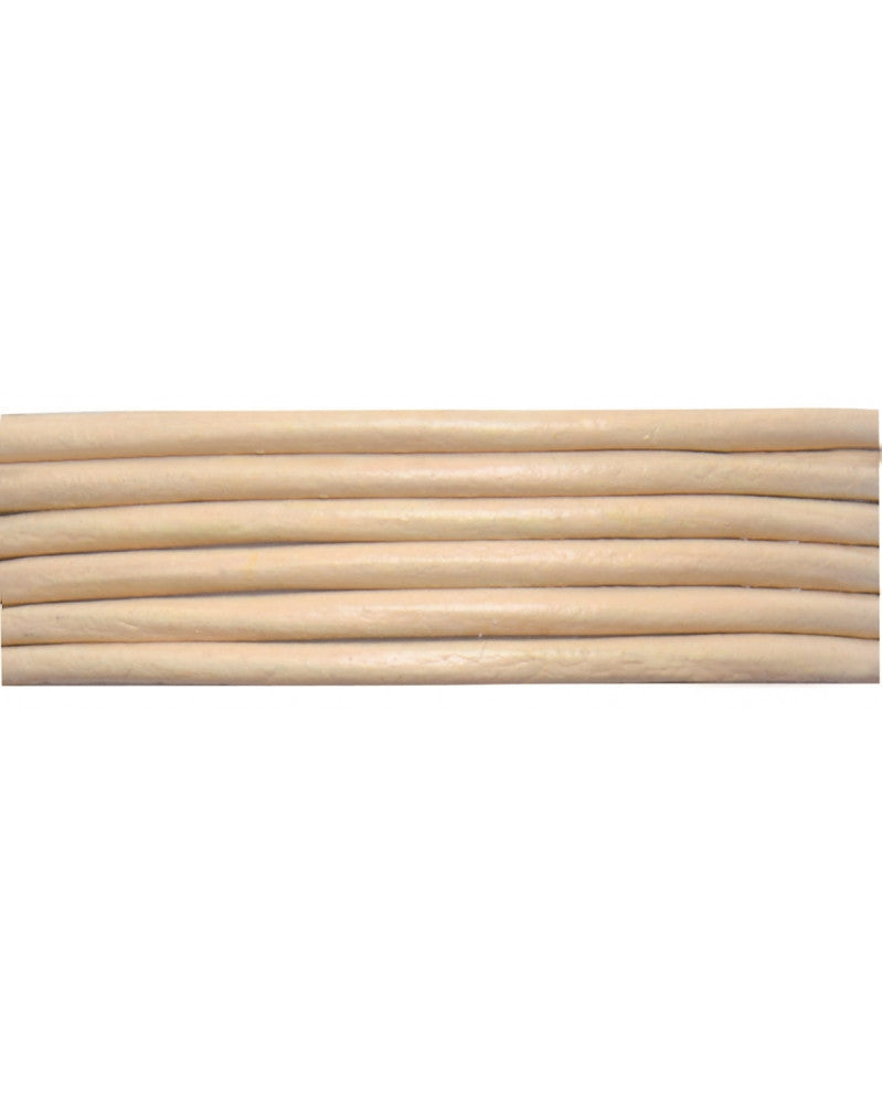 Lederriemen natur 2mm/1m