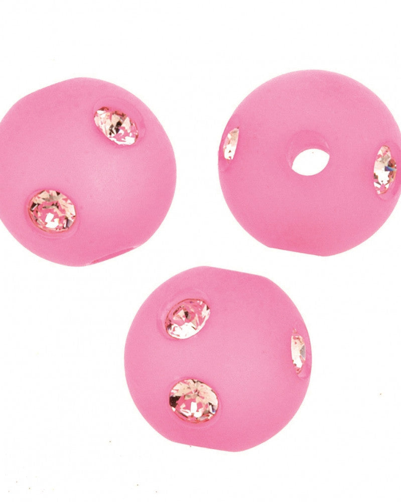 Strassperle 8mm Swarovski pink matt