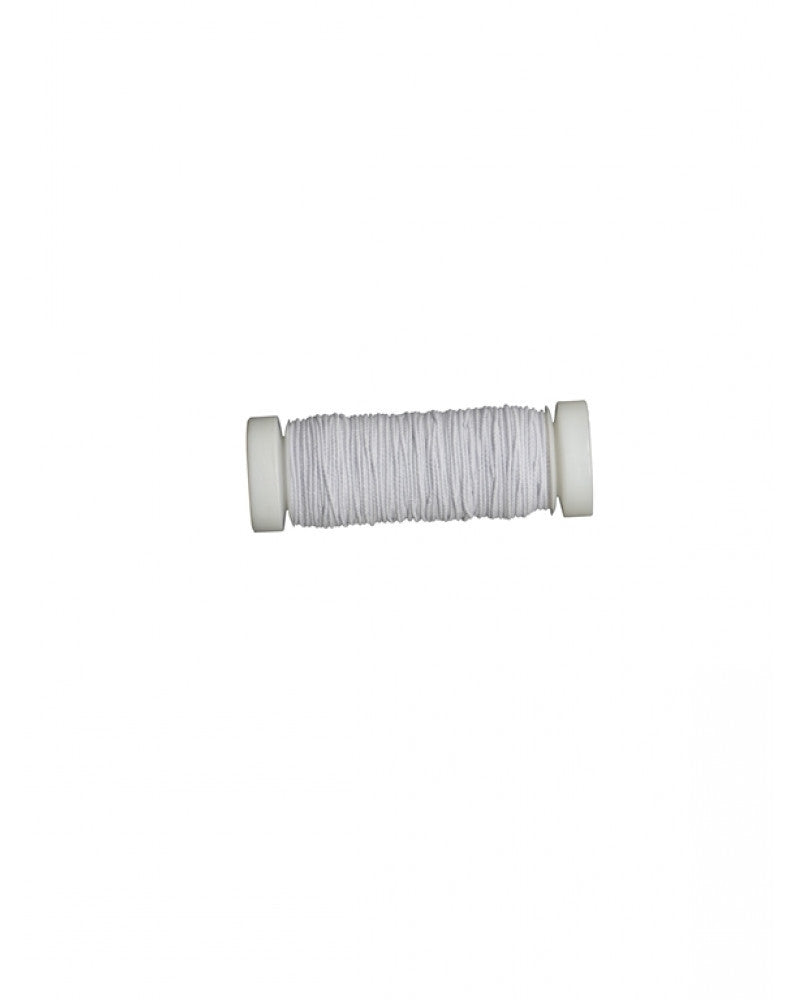 Elastic-Nähfaden weiss, 20m 0,6mm