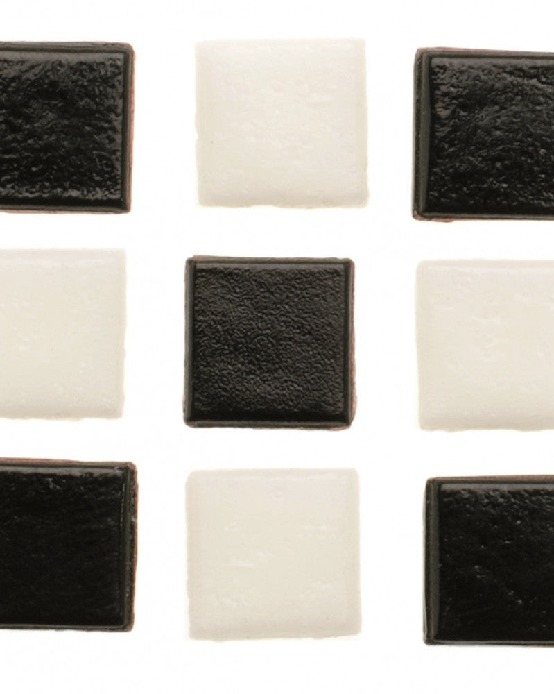 Mosaik Starter-Kit 10mm 200g, schwarz/weiss