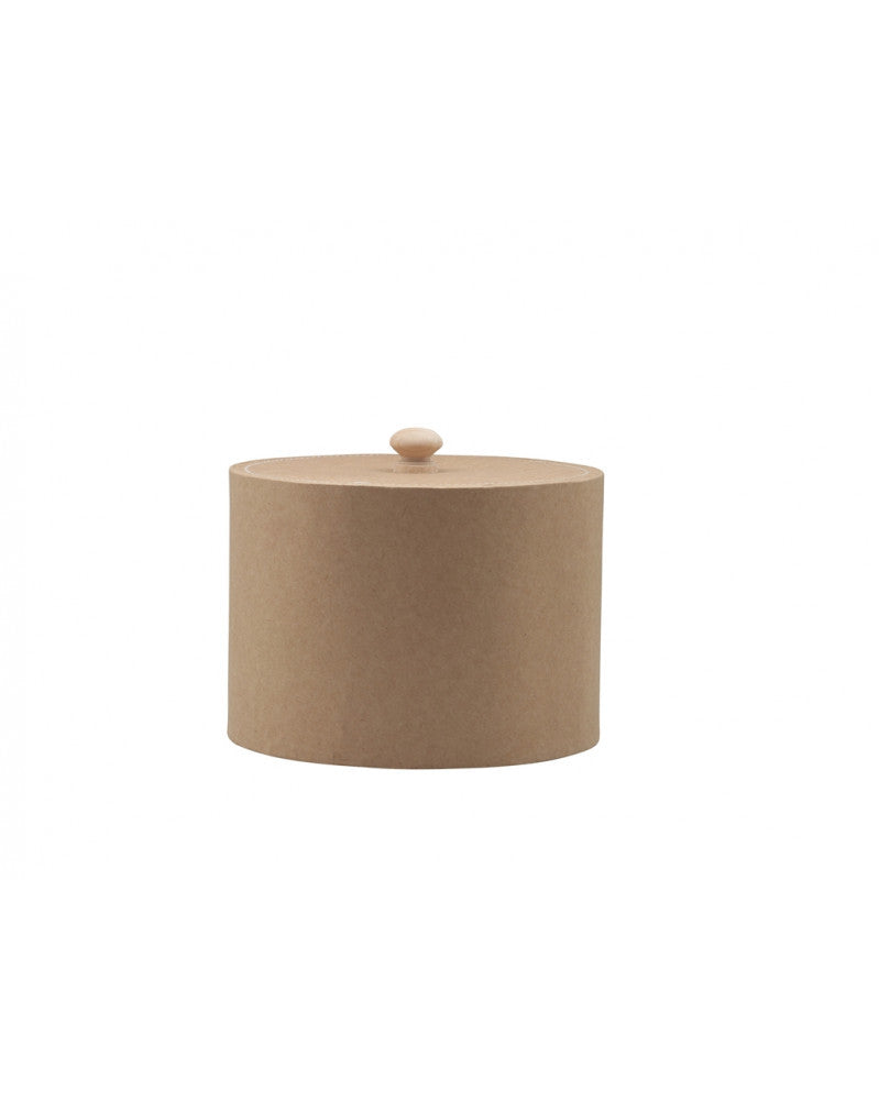 Rundbox aus Pappe, mit Deckel 16,5x12cm
