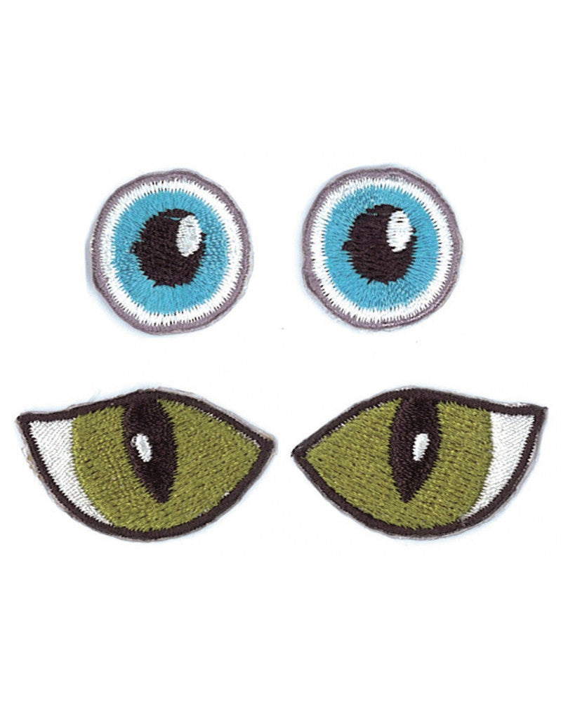 EYE SEE YOU "Eyes 3" 2 Paar, zum Aufbügeln