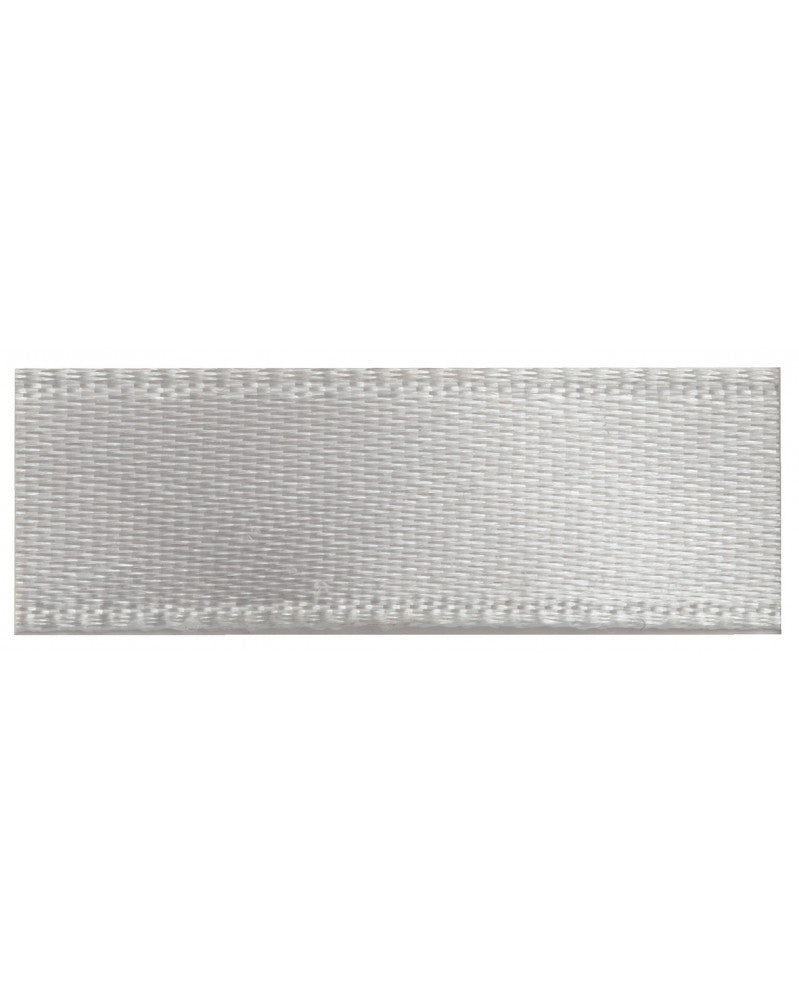 Satin Band 6mm 10m, silber
