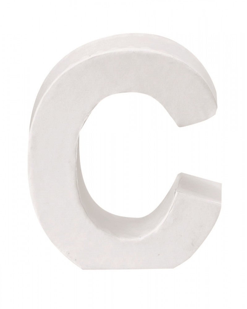 Papp-Buchstabe C 10x3,5cm FSC Mix