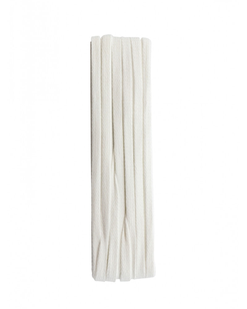 Schnürsenkel, flach 5m weiss, zuschneidbar