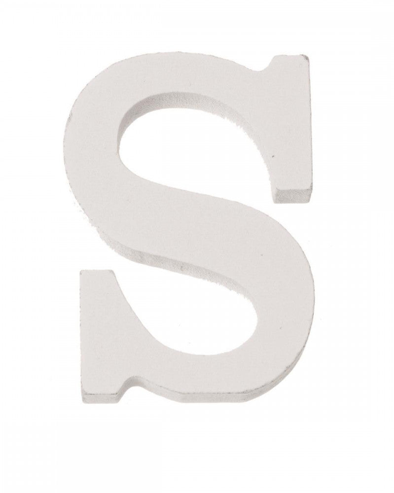 Buchstabe S 5,5x0,9cm 1Stk. MDF