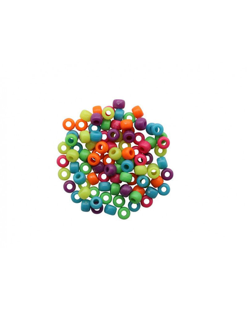 Schmuck-Perlen 6x9mm 25g Neon