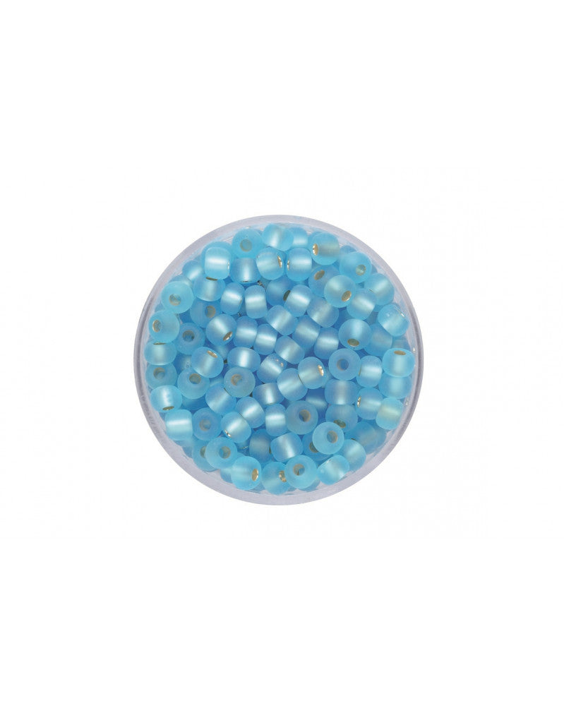 Rocailles 4,5mm Silbereinzug