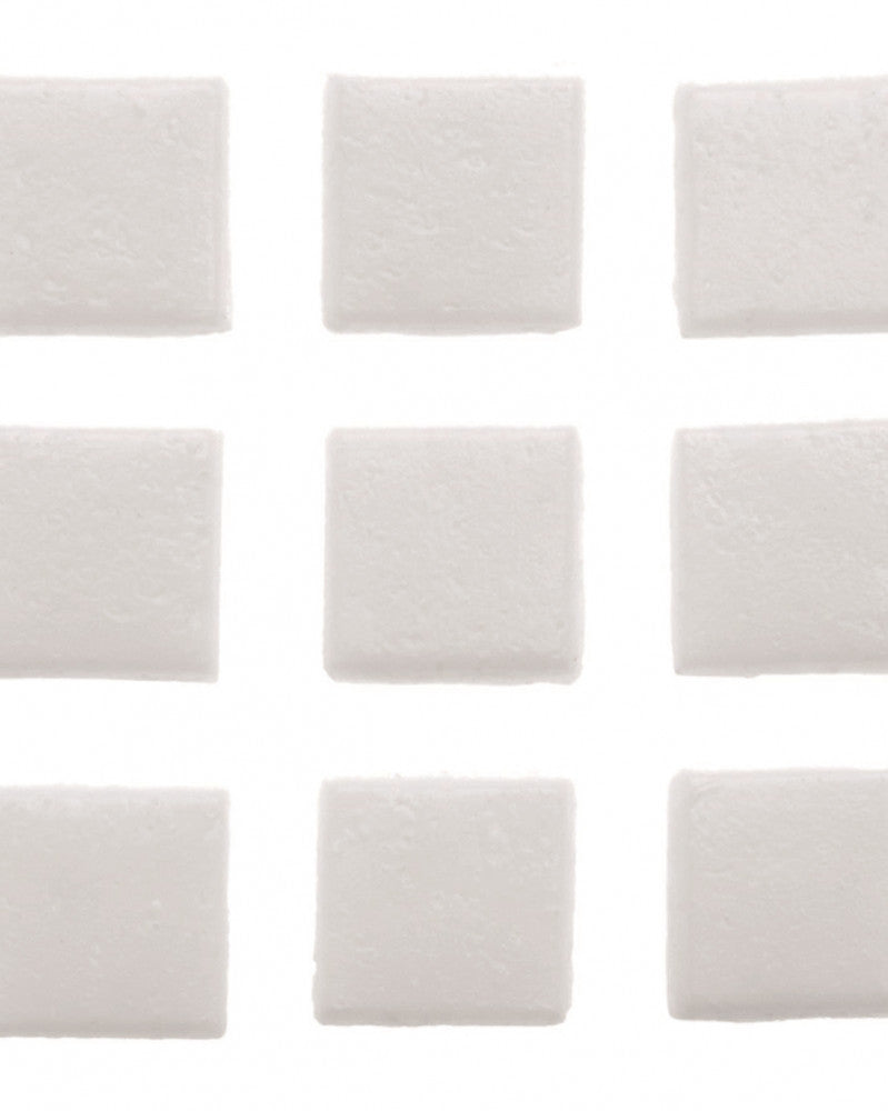 Mosaiksteine 20x20mm 100g weiss