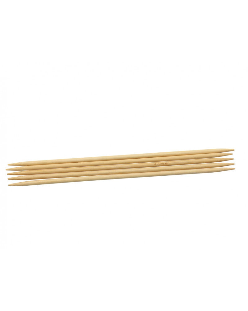 Nadelspiel, Bambus, 4,0mm, 20cm