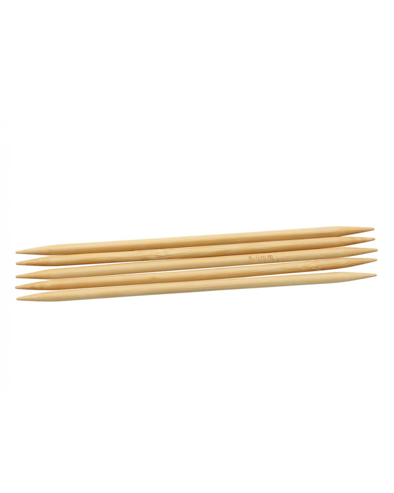 Nadelspiel, Bambus, 6,0mm, 20cm