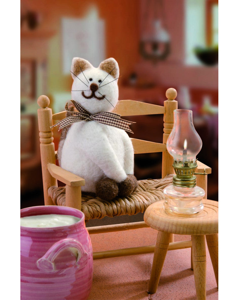 Filz-Creativ-Set Katze, 9,0x8,0cm