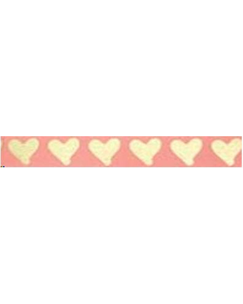 Washi-Tape 15mmx10m mit Herzen