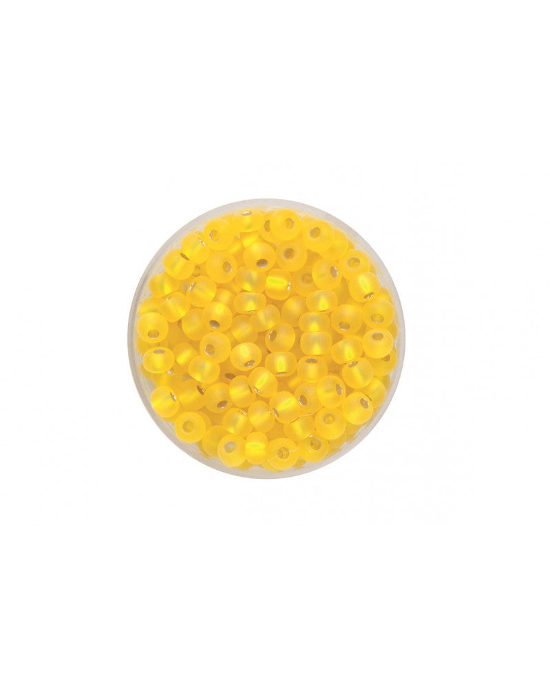 Rocailles 4,5mm Silbereinzug