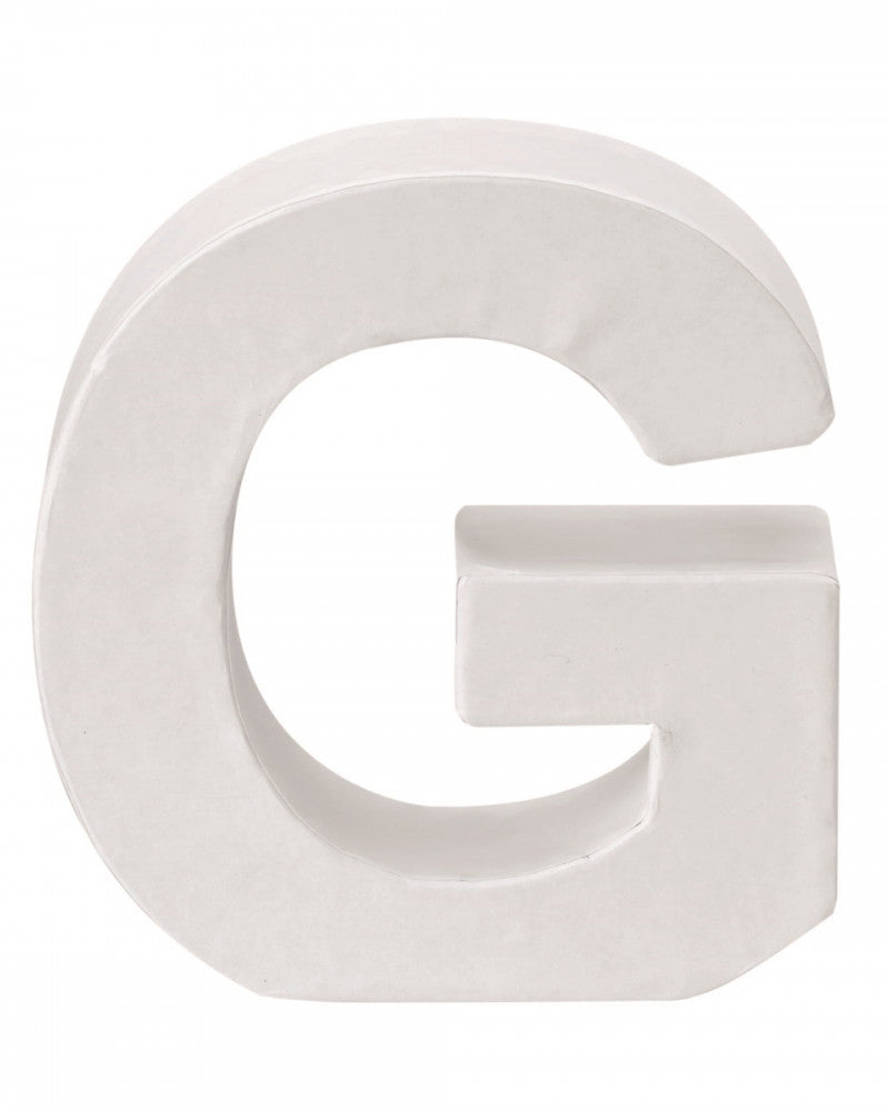 Papp-Buchstabe G 10x3,5cm FSC Mix