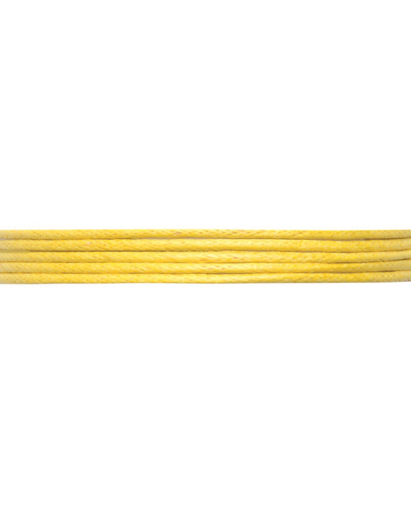 Baumwollkordel 1mm/5m gelb