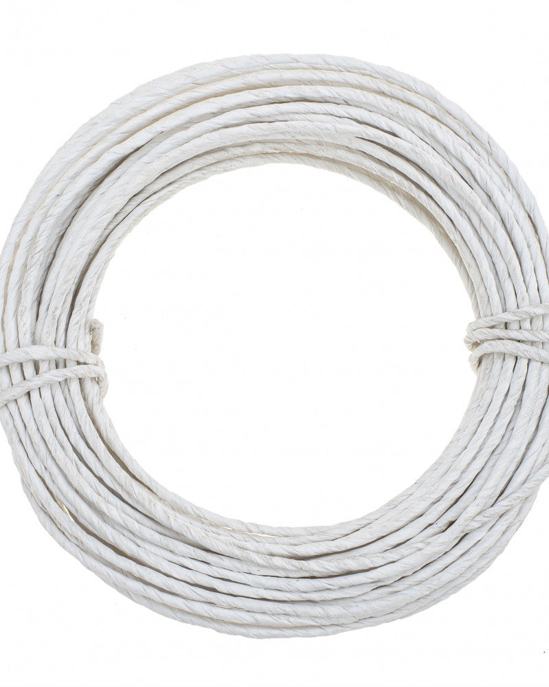 Papierdraht, 2mm, 10m weiss