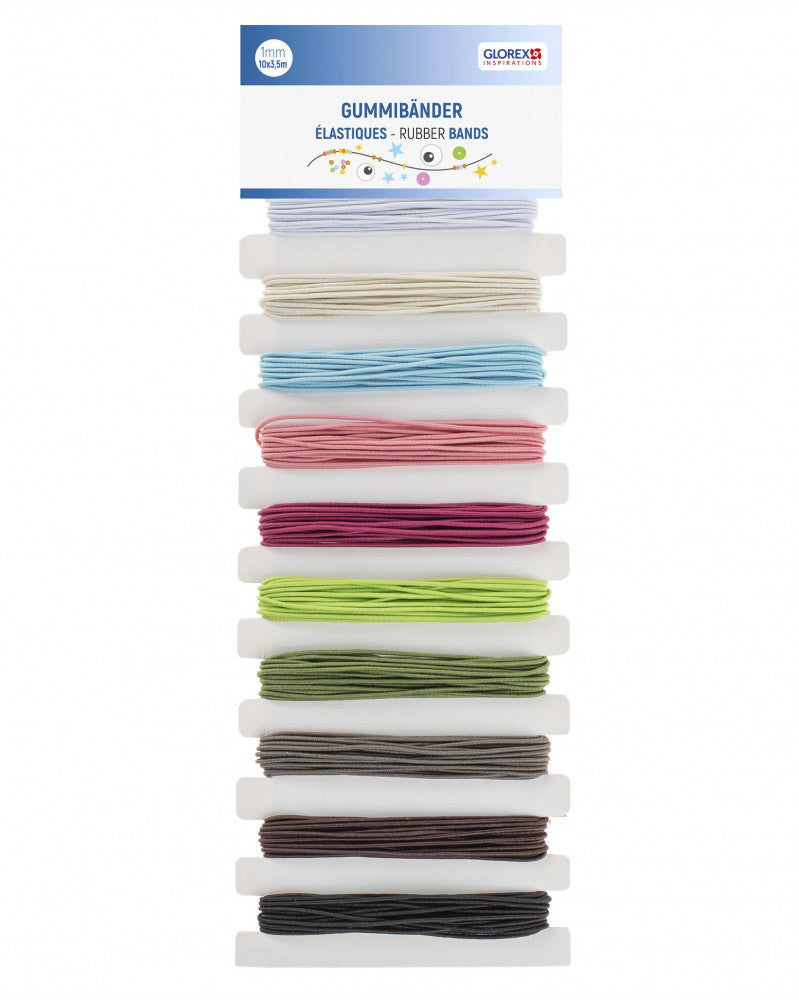 Gummibänder-Set 10 Farben