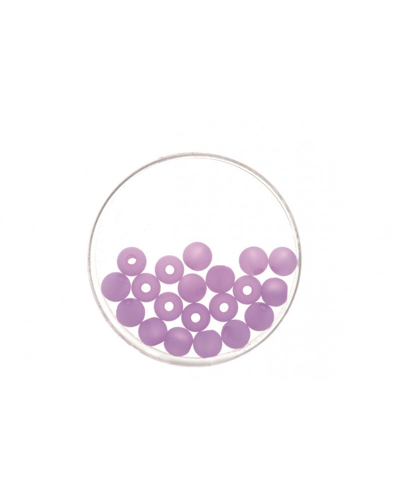 Perle 6mm Polaris matt 20St flieder